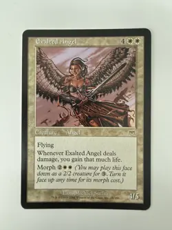 Magic: The Gathering - MTG - Exalted Angel - Onslaught - Rare - M/NM - Image 1