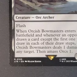 MTG - 1x Orcish Bowmasters - Lord of the Rings Tales of Middle Earth - NM Magic - Image 3