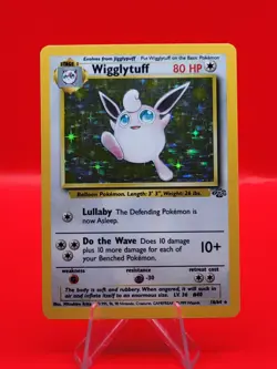 Pokemon Jungle Wigglytuff Holo Rare 16/64 LP 💥 - Image 1
