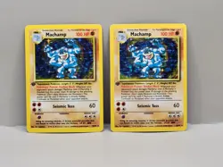 Pokemon 1st Edition Machamp Holo Rare's 8/102 HP - Image 1