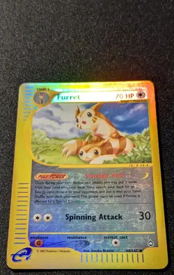 Pokemon AQUAPOLIS - #48/147 Furret - Reverse Holo - ENG - Lightly Played - Image 4