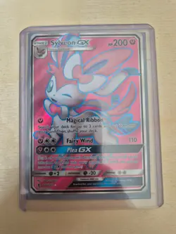 Pokemon TCG Sylveon GX Full Art 140/145 Guardians Rising Ultra Rare LP - Image 1