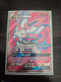 Pokemon TCG Sylveon GX Full Art 140/145 Guardians Rising Ultra Rare LP - Image 2