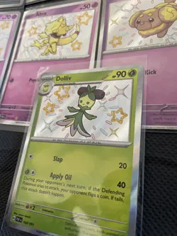 Dachsbun 161/091 Paldean Fates Shiny Rare Pokemon card set - Image 2