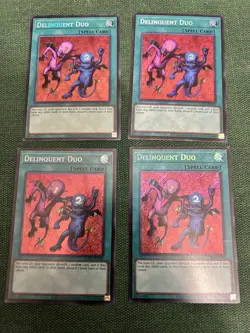 Konami Yu-Gi-Oh! Delinquent Duo Spell Card - Image 1