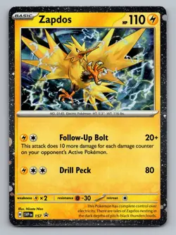 Zapdos Promo SV: Scarlet & Violet Promo Cards 157 LP - Image 1