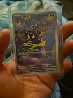 Pokemon TCG Gastly Illustration Rare IR Holo Card 177/162 Temporal Forces - Image 1