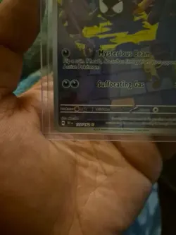 Pokemon TCG Gastly Illustration Rare IR Holo Card 177/162 Temporal Forces - Image 5