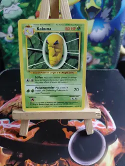 Kakuna 033/102 Base Set Regular pokemon card original 1999 rare - Image 1
