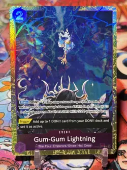 GUM-GUM LIGHTNING - One Piece OP09-077 - PROMO - Premium Card Collection - Image 1