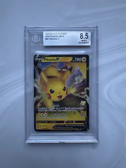 Pokemon Vivid Voltage BGS 8.5 NM/MINT+ Pikachu V 43/185 Card - Image 1