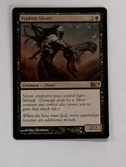 MTG - 1x Syphon Sliver - Core Set 2014 - NM - Magic The Gathering - Rare #117 - Image 1
