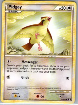 Pidgey 71/102 Non Holo Triumphant - Pokemon Card - NM - Image 1