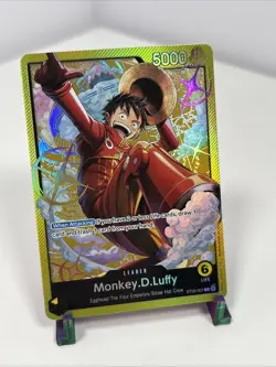 Monkey.D.Luffy (001) ST29-001 Egghead Foil Leader Card - Image 1