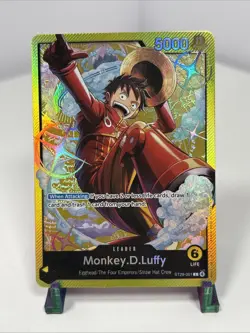 Monkey.D.Luffy (001) ST29-001 Egghead Foil Leader Card - Image 2