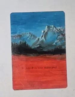 Mountain (C) Revised Magic MTG ALTERED - Image 1