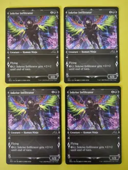 Inkrise Infiltrator - Kamigawa: Neon Dynasty - MTG (Set of 4x SHOWCASE) - Image 1