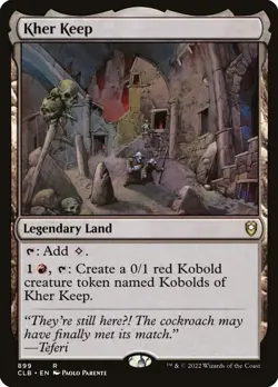 MTG Kher Keep (899/1080) Commander Legends Battle for Baldur's Gate LP - Image 1