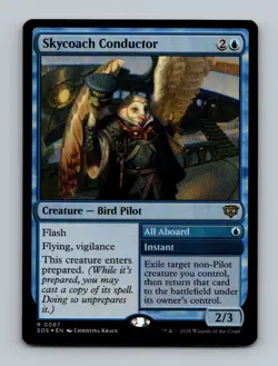 Skycoach Conductor (Foil) 0067 (R) MTG Secrets of Strixhaven (SOS) (a) - Image 1