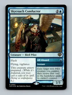 Skycoach Conductor (Foil) 0067 (R) MTG Secrets of Strixhaven (SOS) (b) - Image 1