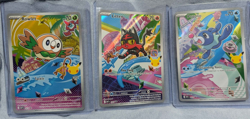 Pokemon First Partner Illustration Collection | Gen 7 Starters | Set Of 3 - Image 1