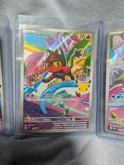 Pokemon First Partner Illustration Collection | Gen 7 Starters | Set Of 3 - Image 3