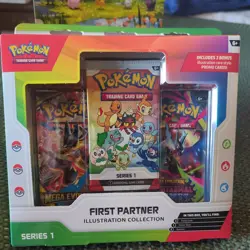 Pokemon First Partner Illustration Collection Box Series 1 Sealed New - Image 1