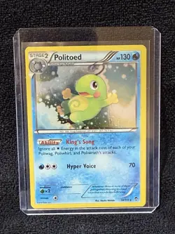 Pokemon TCG - Politoed - 18/111 - Cosmos Holo Swirl - XY: Furious Fists - Image 3