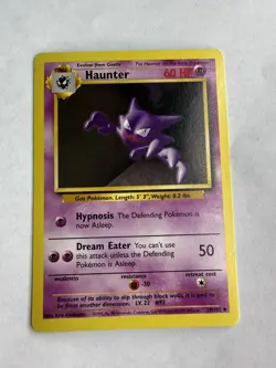 Pokemon TCG 29/102 Haunter Original Base Set Unlimited WOTC 1999 Near Mint - Image 1