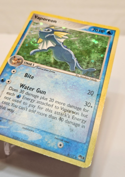 Vaporeon 6/17 Holo Rare POP Series 3 Pokemon 1554 - Image 2