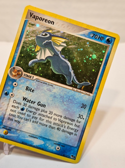 Vaporeon 6/17 Holo Rare POP Series 3 Pokemon 1554 - Image 4