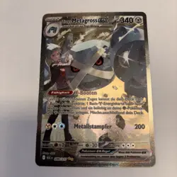 Pokemon Karte Troys Metagross 2 Gold Stern Erhabene Helden 289/217 NM Deutsch - Image 2