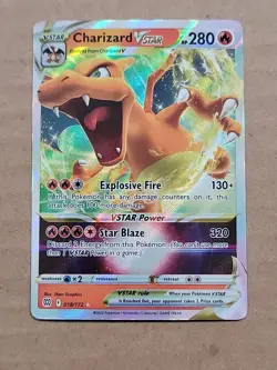 Charizard VSTAR 018/172 Brilliant Stars Ultra Rare Full Art Pokemon - Image 1