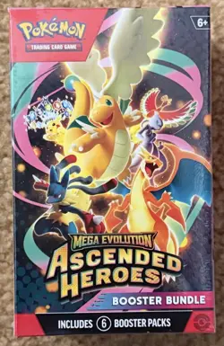 Pokemon TCG Ascended Heroes Booster Bundle Sealed New QTY Available - Image 1
