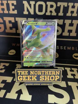 Pokemon TCG Virizion V Sword & Shield SWSH295 Holo Promo Promo - Image 1