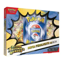 Pokemon TCG: Mega Evolution Ascended Heroes - Mega Feraligatr ex Box - Image 1