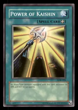 Yugioh Power of Kaishin #LOB-044 The Legend of Blue Eyes White Dragon LP - Image 1