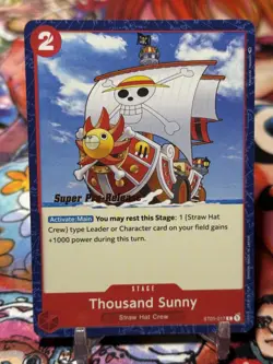 THOUSAND SUNNY - One Piece ST01-017 - SUPER PRE-RELEASE Starter Deck 01 - Image 1