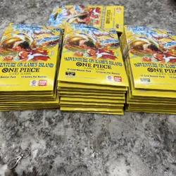 X25 One Piece TCG OP15 Adventure On Kami’s Island Sleeved Booster Pack Lot Of 25 - Image 2