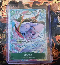 Megalo AltArt V.2 The Azure Sea's Seven - EB04-018 - Englisch NM One Piece TCG - Image 1