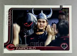 2025 Topps Series 2 - Stuart Fairchild #608 Golden Mirror Image Variation - Image 1