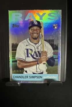 2025 Topps Archives - 1964 Topps Chandler Simpson #27 Rainbow Foilboard /149... - Image 1