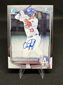 🔥2025 Bowman Eduardo Quintero 1st Bowman Chrome Auto #CPA-EQ - Image 1