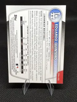 🔥2025 Bowman Eduardo Quintero 1st Bowman Chrome Auto #CPA-EQ - Image 2