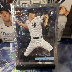 Topps Series One Rookie Cam Schlittler New York Yankees Prospects T91-86 - Image 1