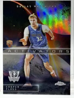 2025 Topps Activators Refractor #AC-11 COOPER FLAGG (Dallas) RC - Image 2