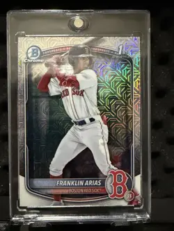 2025 Bowman Chrome Prospects Franklin Arias Boston Red Sox 1st Bowman #BCP-67 - Image 1