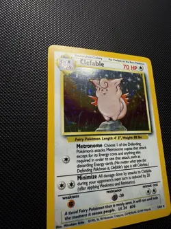 Clefable HOLO Jungle rare NO SYMBOL ERROR Pokemon Card WOTC 1999 1/64 LP-NM - Image 3