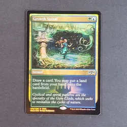 MTG - 1x Growth Spiral - Ravnica Allegiance FNM Promo - NM Foil - Magic #178 - Image 2