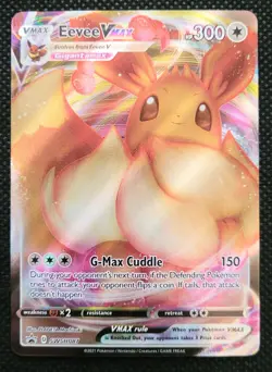 Eevee VMAX SWSH087 SWSH: Sword & Shield Promo Cards Holo NM - Image 1